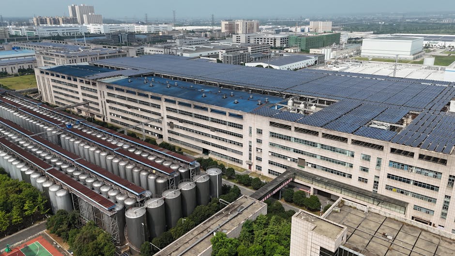 太陽光パネルの製造工場