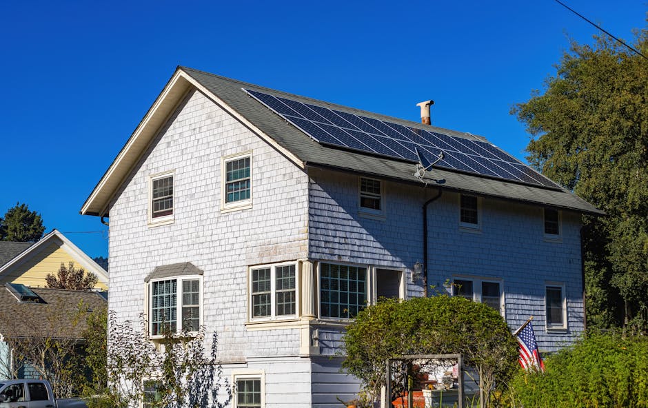 太陽光発電のある住宅