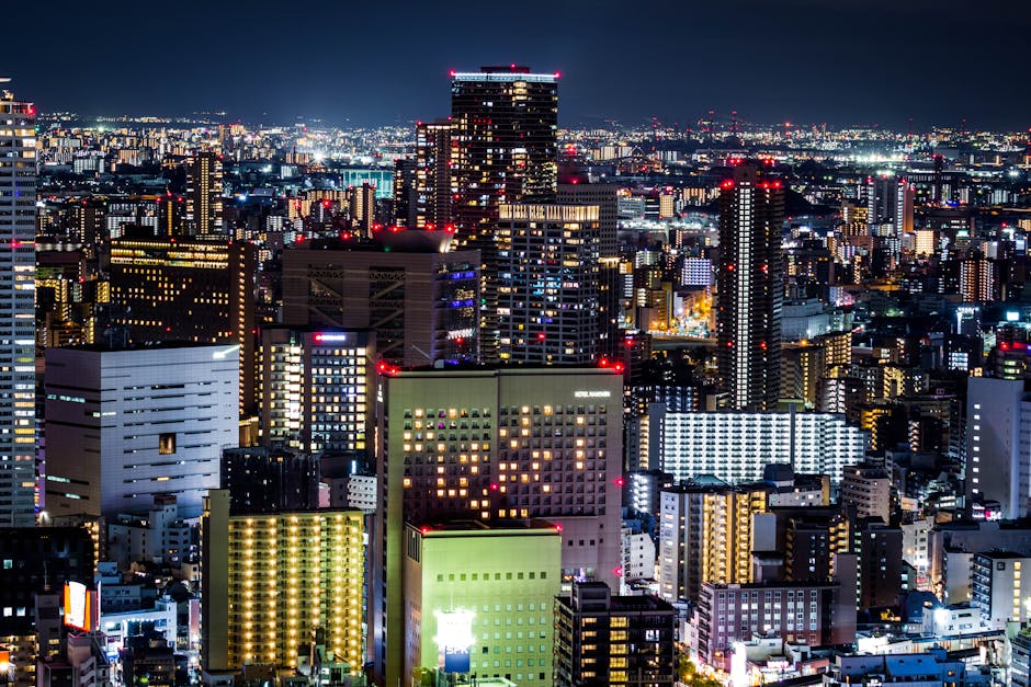 大阪の街並み